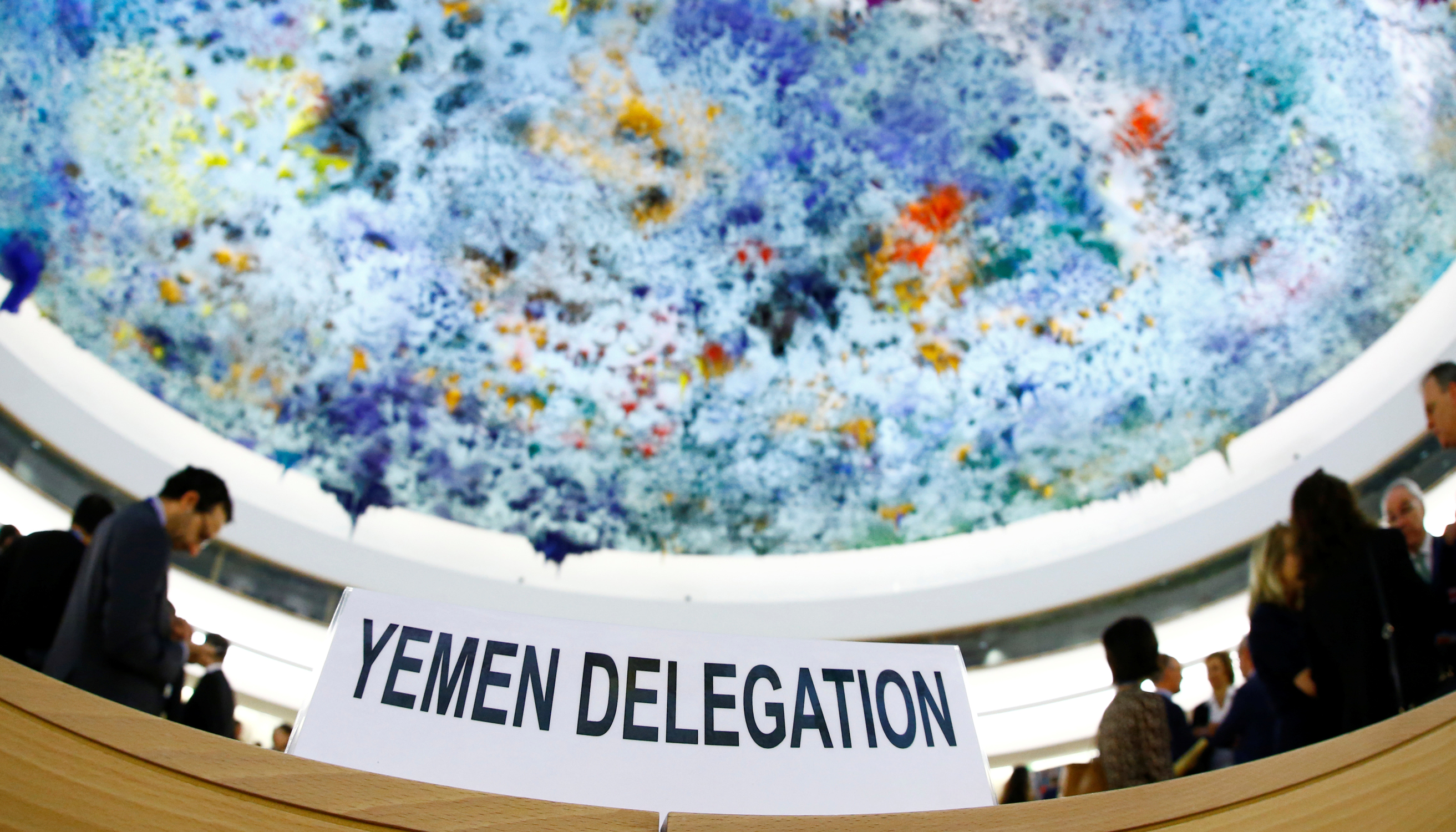 Jemen-Delegation in der UN.