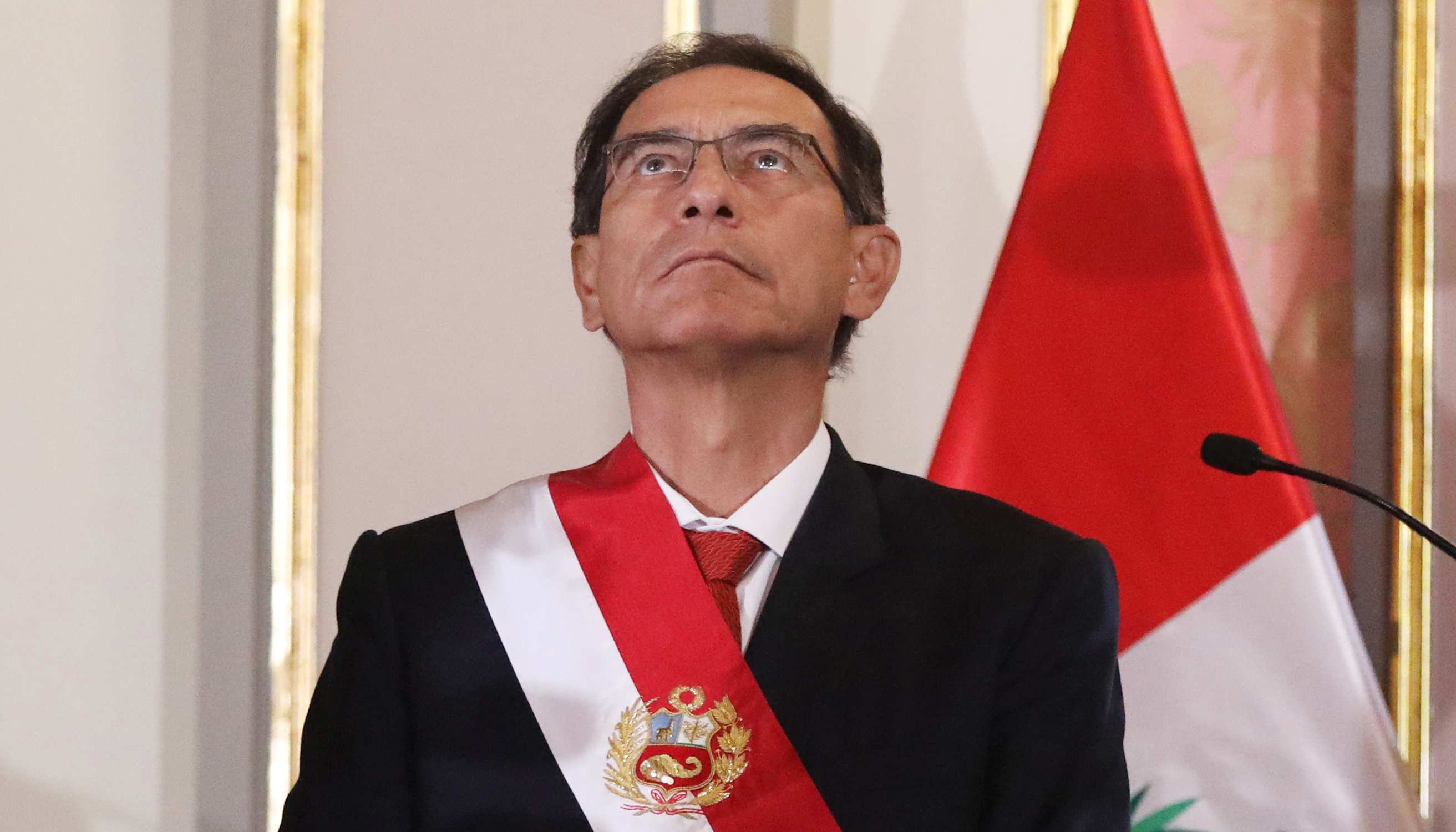Präsident of Peru Martín Alberto Vizcarra Cornejo. 